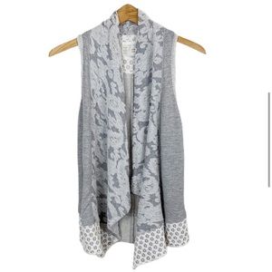 Anthropologie Saturday Sunday Gray Textured Vest